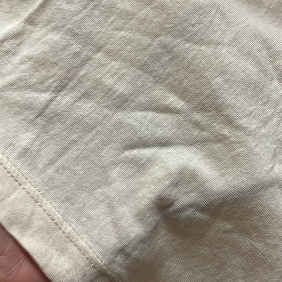 Calvin Klein Blush pink textured graphic tee - Picture 4 of 7